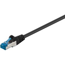 Câble réseau Goobay 94152 - 0,25 m, Cat6a S/FTP, Noir