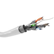 Goobay 94223 Nätverkskabel - S/FTP - Vit - Cat6 - 100m