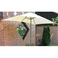 Parasol Rectangulaire Beige Garden Pleasure - Parasol - Publicité