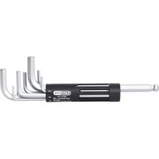 KS Tools 151.2100 Hex Key Set - Long Ball-End 8 pcs