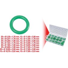 KS Tools 970.0340 Conjunto de juntas O HNBR - Para ar condicionado