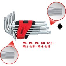 Set di chiavi a Allen KS Tools 151.4630 - Corto - 9 pezzi