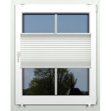 INDEKO Maßgefertigtes Weißes Plissee - Fensterroller