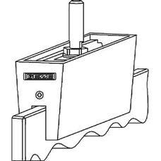 Geze EV1 Glassklemplatte - Für Glas bis 12mm, Max 140kg