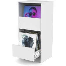 Glorious Vinyl Vault Hvit - Vinyl Oppbevaringsmøbel
