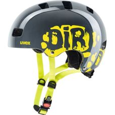 Uvex Kid 3 Grey Lime Impact-Resistant Bicycle Helmet