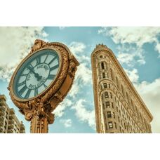 PAPERMOON Flatiron New York Tapete - Mehrfarbig, 3,5m x 2,6m