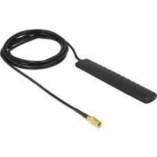 DeLOCK 89497 Binnenhuis TV Antenne - Actieve DAB+ DVB-T2 20dBi SMB