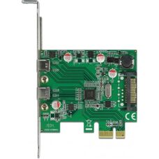 Delock PCIe USB-C uitbreidingskaart - PCIe x1 - USB 3.2 Gen 1