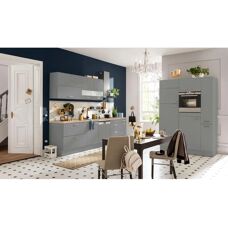 OPTIFIT Parma Spülenschrank - 50cm, Grau, Komplett