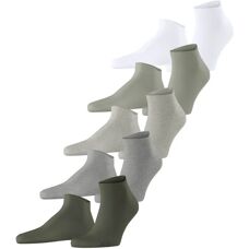 Esprit Solid Mix 5 Pack Sneakersokken - Olive Mix Groen