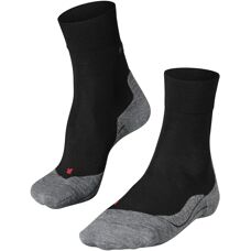 Falke RU4 Wool Svart/Grå Strumpor - Löparstrumpor
