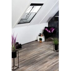 HECHT INTERNATIONAL Insektenschutz-Rollo für Dachfenster - Schwarz/Weiß