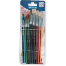 Set de pinceaux d'artiste Stylex 35065 - 10 pièces - Publicité