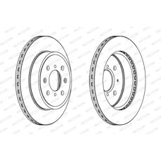 Ferodo DDF1509C Disc de Frână Ventilat - Disc de Frână