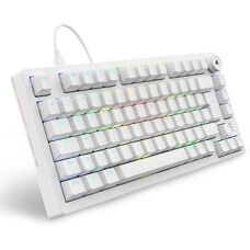 Sharkoon SGK25 Weiße Tastatur - Mechanisch Gaming 75% RGB