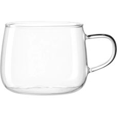 Leonardo Theekop Set - 450ml, Glas, Vaatwasserbestendig