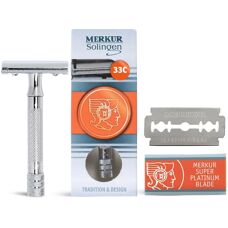 Rasoir de Sécurité Merkur Classique à Double Tranchant - Publicité