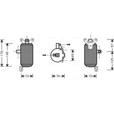 AVA QUALITY COOLING JRD021 Ontvochtigerfilter - Airconditioning