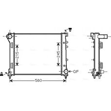 PRASCO FTA2387 Aluminium Radiator - FIAT 500 3-dørs