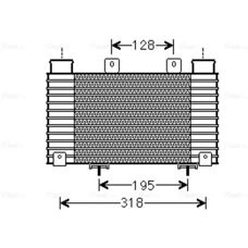 AVA COOLING MZA4250 Intercooler - Welded cooling fins