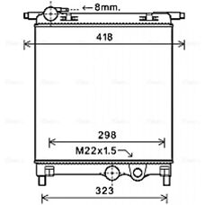 AVA QUALITY COOLING Koelradiator - Aluminium, Kunststof waterreservoir, 352x360x23mm - Radiator