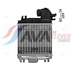 PRASCO TO4758 Intercooler - Toyota HILUX 3 - Ilma/Vesi