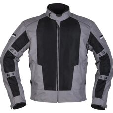 Modeka Veo Air Motorrad Textiljacke - Schwarz Grau - 4XL