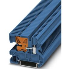 Bloc de jonction Phoenix Contact UTN 2,5 - 2 pôles - Bleu - 24A - 250V - Rail DIN - Publicité