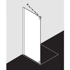 Paroi de Douche Kermi PXTFL - Panneau d'angle réglable - Publicité