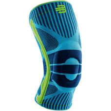 Bauerfeind Kniebandage - XL - Blau - Stabilisierende Sportbandage
