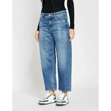 GANG 94IDA Hoch taillierte Blue Denim-Jeans