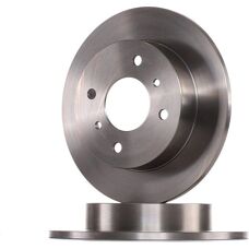 Bosch Nissan Brake Disc - 257.8mm, 4-Hole, ECE-R90 - Brake Disc