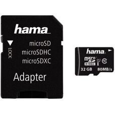 Hama microSDHC 32GB UHS-I Class 10 - Minneskort