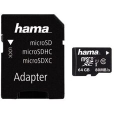 Hama microSDXC 64GB UHS-I Klass 10 - microSDXC-kort