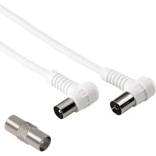 Hama 00205299 Cavo coassiale 1,5 m Bianco - Cavo coassiale