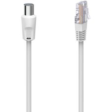 Hama 00205032 Koaksialkabel - 2,5m - Hvid - Til DVB-T