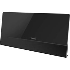 Antena internă premium Hama - Neagră - DVB-T2, DAB+, FM