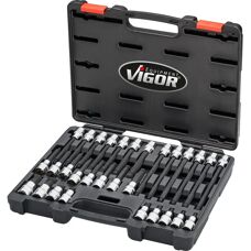 Vigor V7919 Set chei - Hexagon intern și pătrat