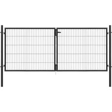 FLORAWORLD - Doppeltor Classic - Schwarz - 300x150 cm - Gate