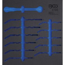BGS TECHNIC Werkstattwagen-Einlage - Sicher, Robust, 378x408x32mm - Werkzeug