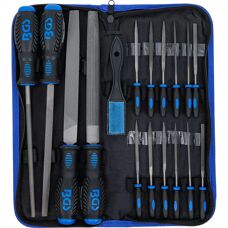 BGS technic Maschinenfeilen und Nadelfeilen-Set - 17-tlg.