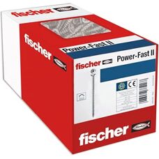 Fischertechnik Fischer Power-Fast II - 3,5 mm x 25 mm verzinkte Stahl-Schrauben