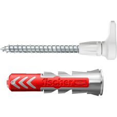 Fischer Wall Plug and Screw Set - DuoPower & EasyHook Angle