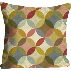 QUEENCE Darius Bunt 40x40cm Dekokissen - Dekoratives Element