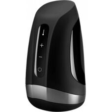 Satisfyer Zwarte Mannen Masturbator met Verwarming & Vibratie