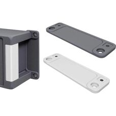 Bopla Graphit Wandlaschen - 173x40x8mm Aluminium - 2 St