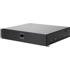 Adam Hall 87402E Stål Rackskuffe 2 U - Tilbehør
