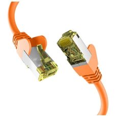 Cable de Red M-Cab EC020200104 - 0,5m Naranja Cat6a S/FTP