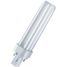 Lampada fluorescente G24d-3 bianco caldo Osram - Luce
